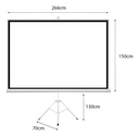 Combo Proyector Dakota 4000 Lúmenes + Pantalla 120 Con Trípode Portátil