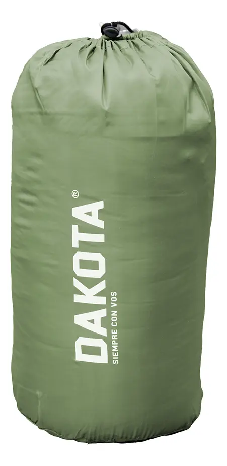 Bolsa De Dormir Térmica Impermeable Dakota Camping Rectangular Temperatura De 10ºc A 20ºc Verde Derecho - Inferior