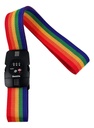 Correa De Seguridad Para Valijas Dakota Con Combinación Numérica Ajustable De 3 Metros En Color Multicolor Lisa