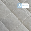 Cubre Colchón Funda Protector Impermeable Queen Ajustable Blanco
