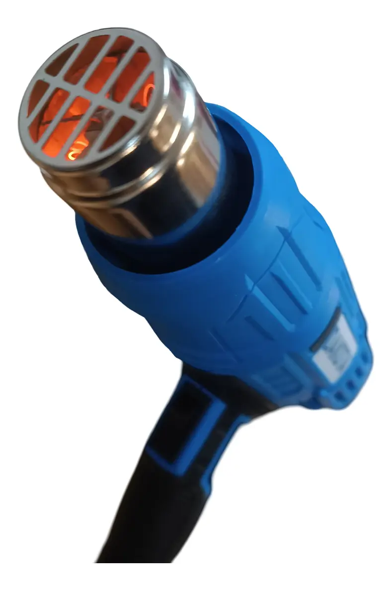 Pistola De Calor 2000w Dakota Linea Pesada Valija Accesorios Azul