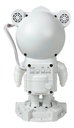 Astronauta Proyector Velador Con Parlante Dakota Galaxia Estrellas Lampara Luz Led Estéreo Control Remoto Estructura Blanca