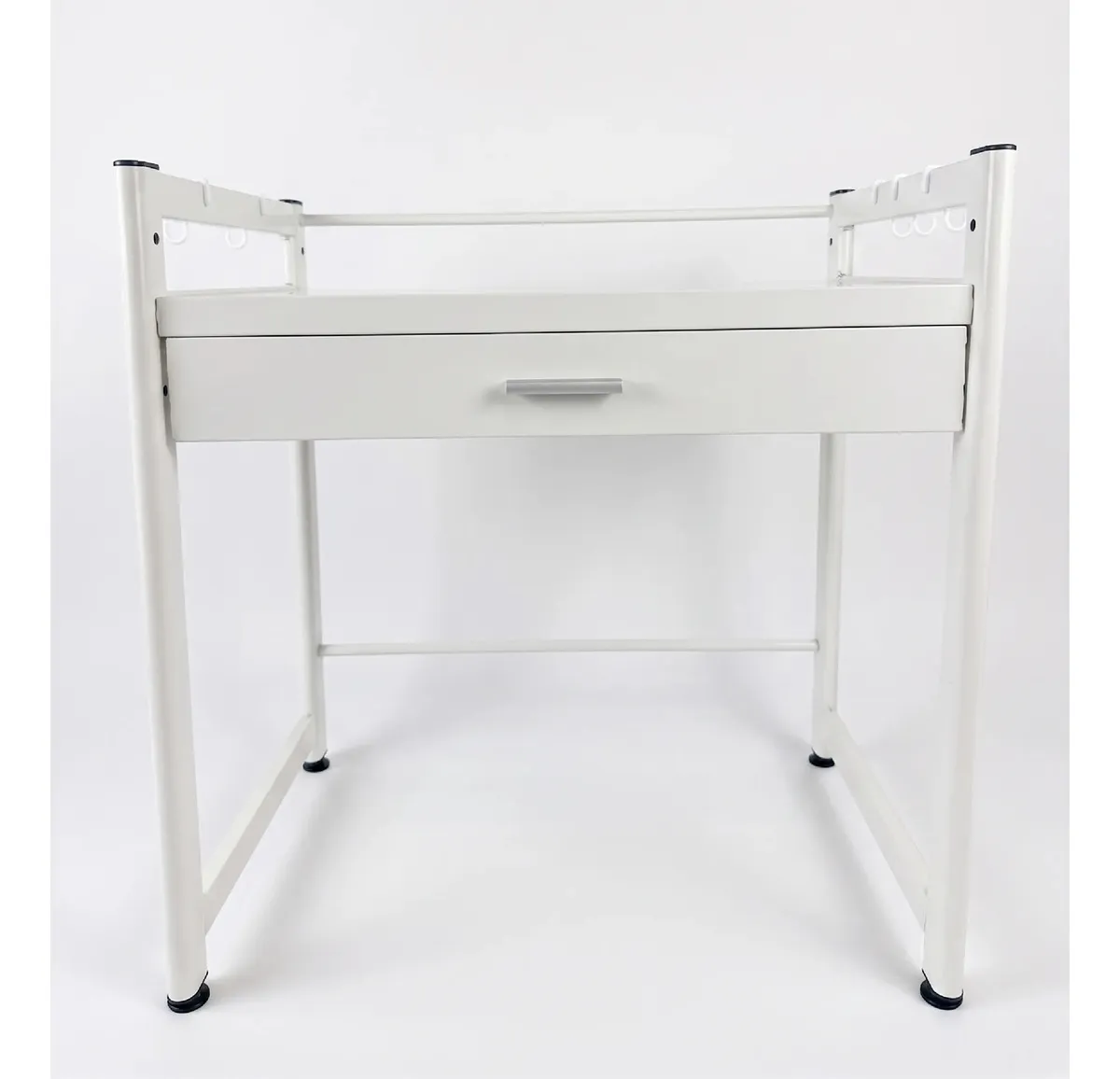 Estante Organizador Para Microondas Y Horno Eléctrico Dakota Con Cajón Blanco