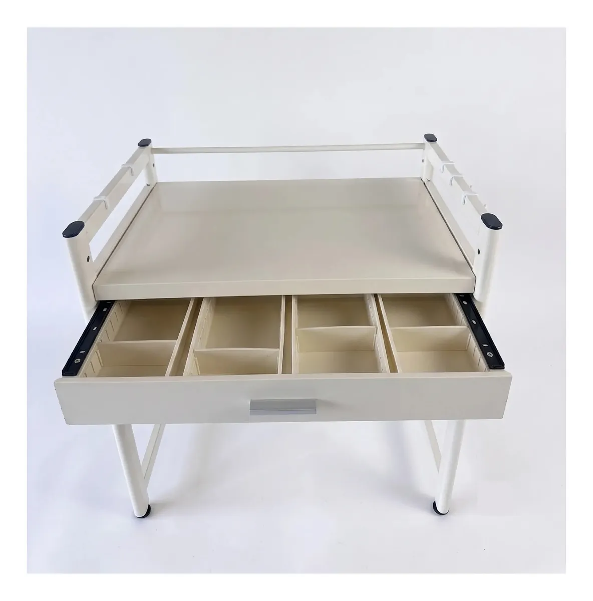 Estante Organizador Para Microondas Y Horno Eléctrico Dakota Con Cajón Blanco