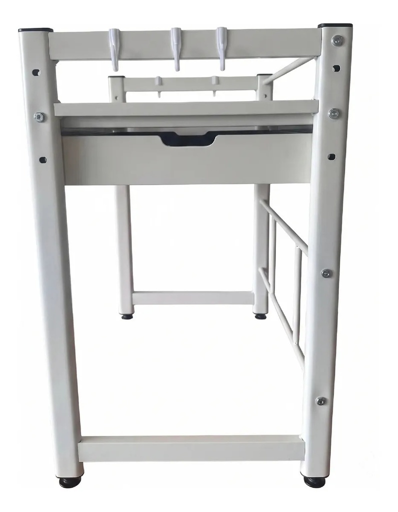 Estante Organizador Para Microondas Y Horno Eléctrico Dakota Con Cajón Blanco