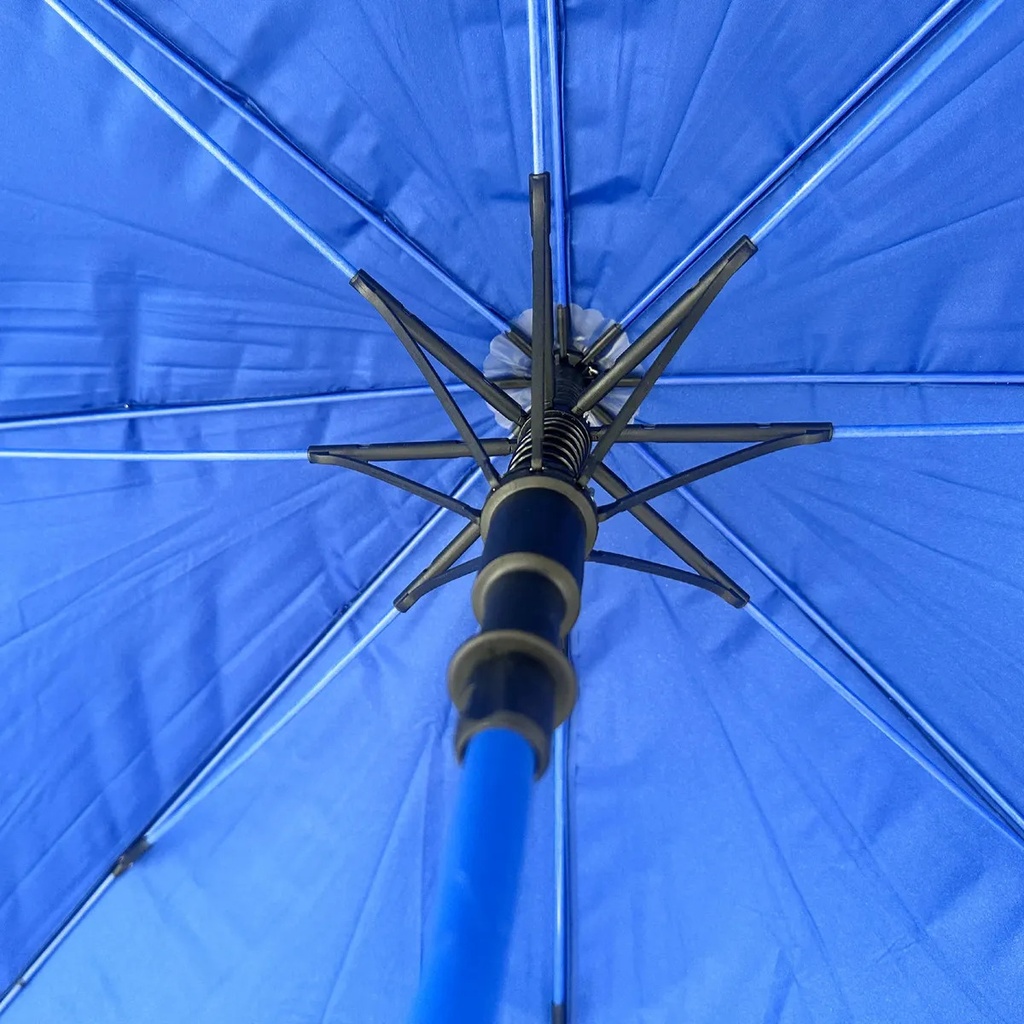 Paraguas Automático Dakota Plegable Reforzado Premium Azul Y Negro