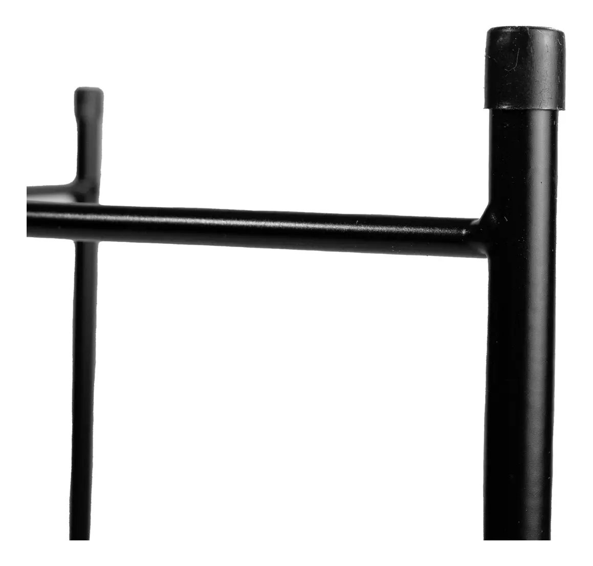 Mesa Ratona Auxiliar Dakota Redonda Plegable Con Bandeja Desmontable Negro