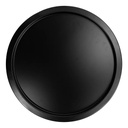 Mesa Ratona Auxiliar Dakota Redonda Plegable Con Bandeja Desmontable Negro