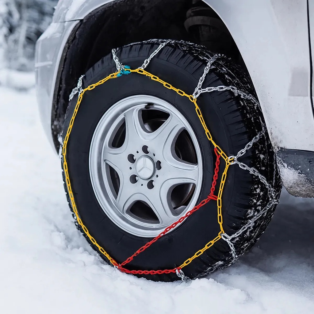 Cadena De Nieve Cd70 Para Auto Antideslizante Alta Resistencia Invierno