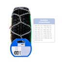 Cadena De Nieve Cd70 Para Auto Antideslizante Alta Resistencia Invierno