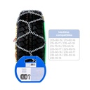 Cadena De Nieve Cd110 Para Auto Antideslizante Alta Resistencia Invierno