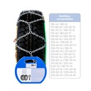 Cadena De Nieve Cd90 Para Auto Antideslizante Alta Resistencia Invierno
