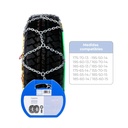 Combo Cadenas Para Nieve + Guantes + Chaleco Reflector + Linterna Led De Regalo