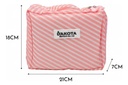 Kit Crochet Completo Con Agujas Lanas Y Estuche Portátil Rosa