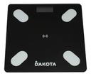 Balanza Digital De Baño Para Personas Dakota 180kg Inalámbrica Bluetooth Negro
