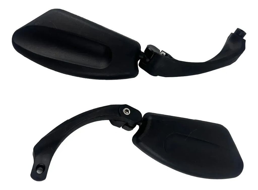 Kit Espejos Retrovisores Bicicleta Dakota 360 Grados Ajustables Universal Manubrio Mtb Ruta Par Izquierdo Derecho Negro