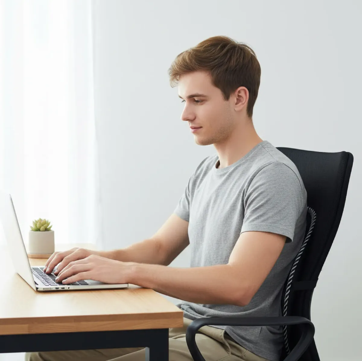 Soporte Lumbar Ergonómico Dakota Para Auto Y Oficina