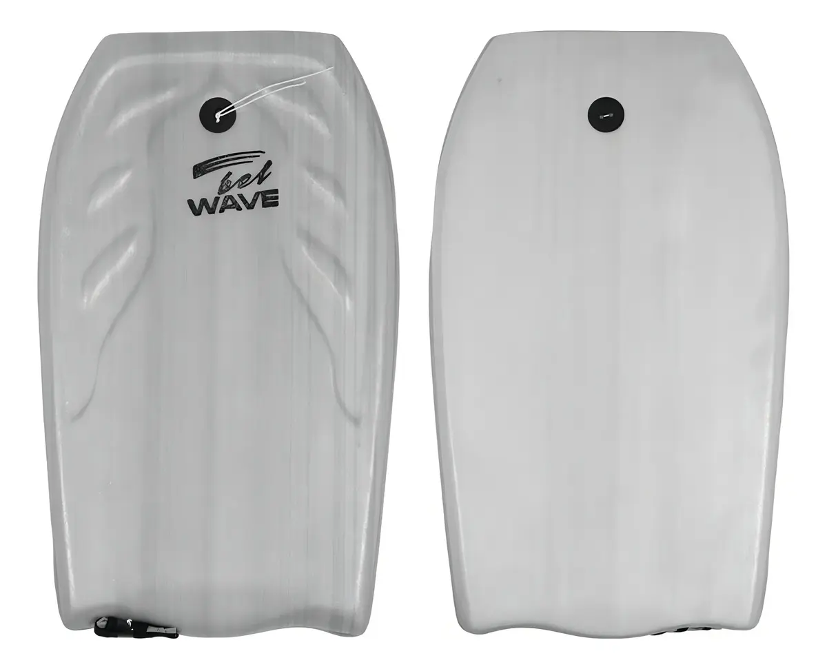 Tabla Barrenador Niños Bel Bodyboard 58cm Playa Surf Color Gris + Pita De Regalo