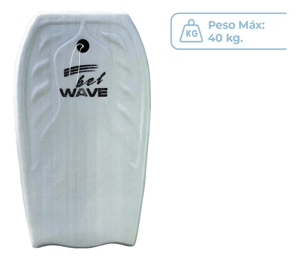 Combo 2x Tabla Barrenador Niños Bodyboard 58cm Playa Surf Bel 30000 Color Gris + Pita De Regalo Grisx2