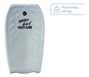 Combo 2x Tabla Barrenador Niños Bodyboard 58cm Playa Surf Bel 30000 Color Gris + Pita De Regalo Grisx2