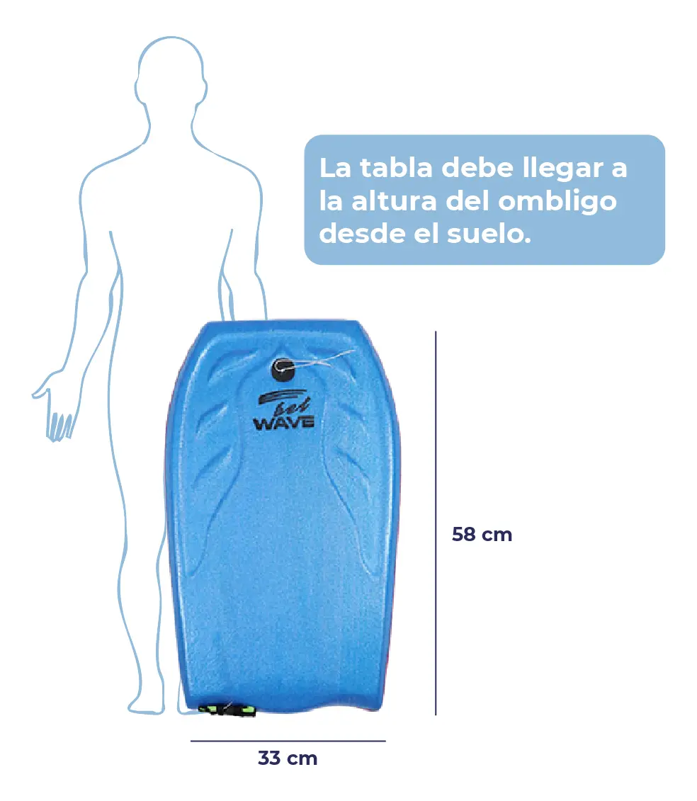 Combo X2 Tabla Barrenador Niños Bodyboard 58cm Playa Surf Bel 30000 Color Verde + Pita De Regalo Verdex2