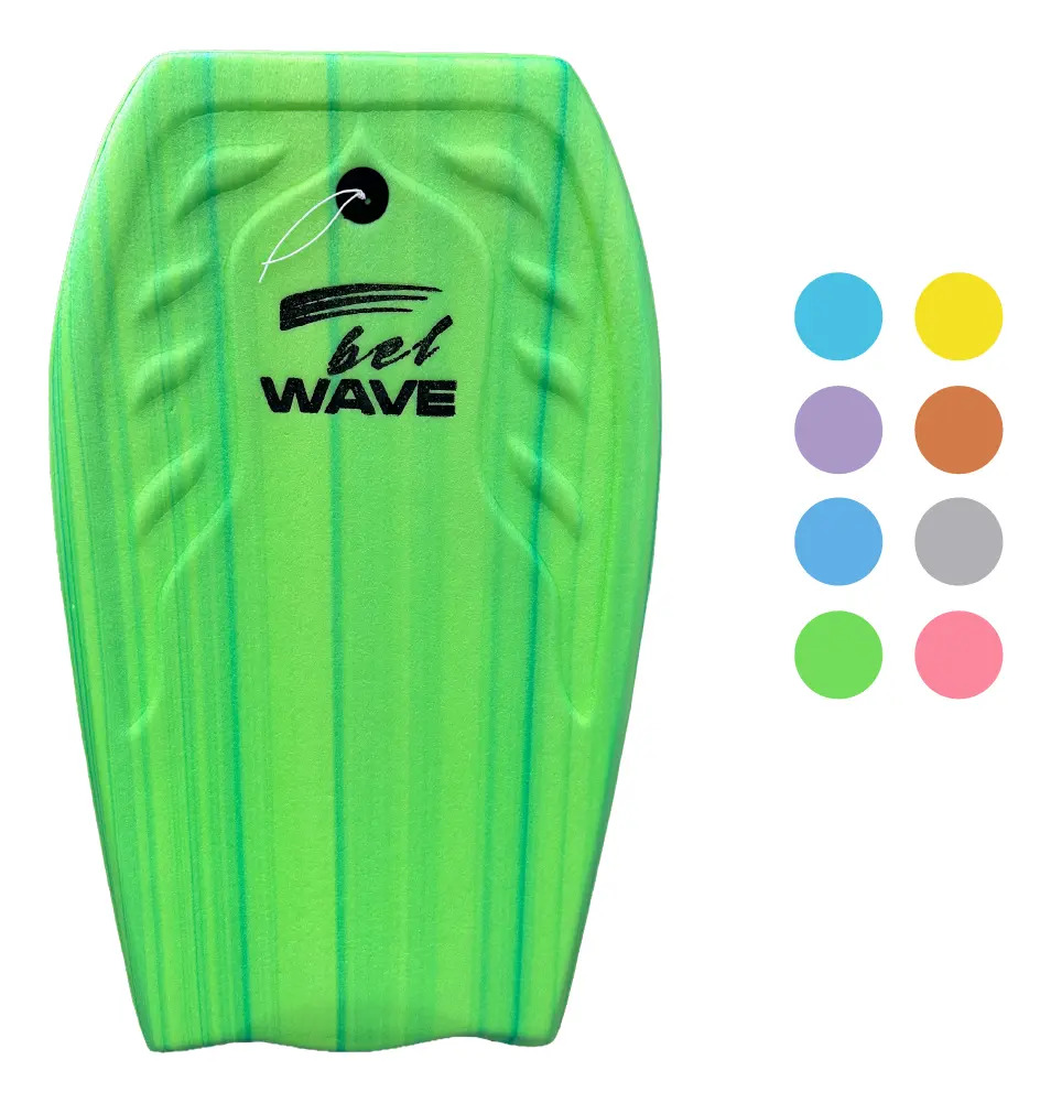 Tabla Barrenador Niños Bodyboard 58cm Playa Surf Bel 30000 Color Verde + Pita De Regalo Verde Oscuro