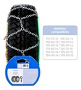 Cadenas Para Nieve Cd250 Con Accesorios Incluidos