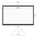 Combo Mundial Proyector Full Hd Negro Y Pantalla 120 Cine En Casa Ideal Mundial