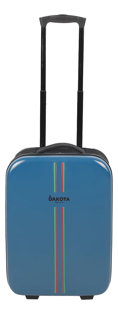 Valija Plegable 24 Monobag By Dakota Grande 62lts Ruedas Deluxe Color Azul Liso