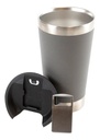 Vaso Térmico Cervecero 500ml Dakota Acero Inoxidable Con Tapa Y Destapador Color Gris Oscuro Liso