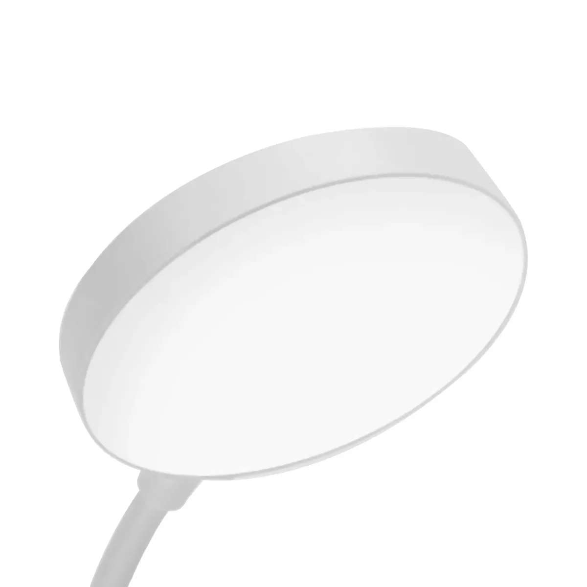 Combo X2 Lámpara Led Recargable Flexible Dakota Con Porta Lapiceros Y Soporte Para Celular, Velador De Escritorio Blanco