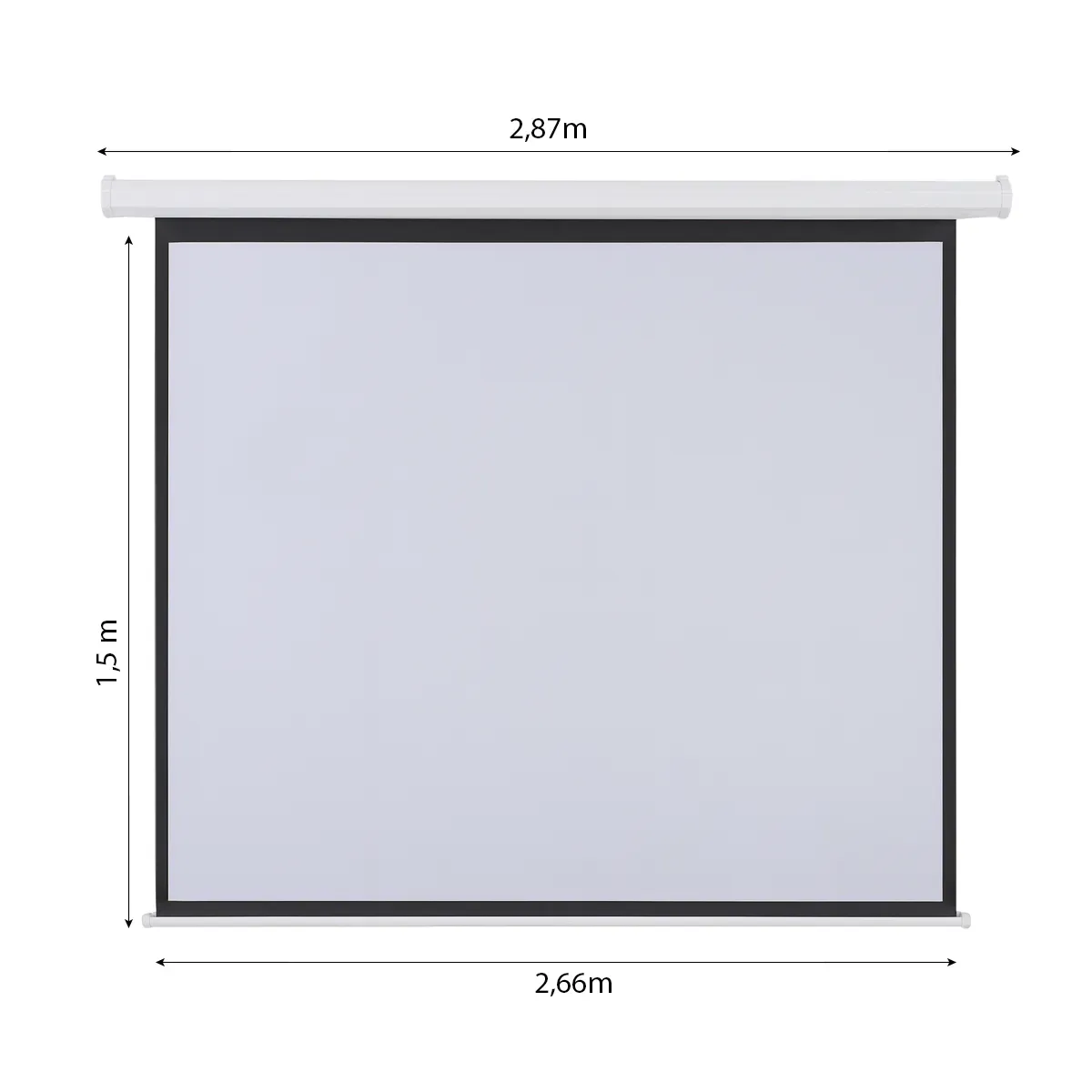 Combo Mini Proyector Portátil Dakota Full Hd 1080p Con Pantalla Proyector Eléctrica 120 Pulgadas Motorizada Control Remoto Cine En Casa Negro