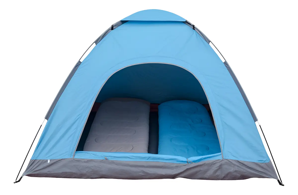Carpa 4 Personas Dakota Automática 200x200x135cm Color Azul Celeste