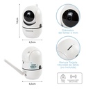 Combo 4 Cámaras Seguridad Ip Wifi Dakota 1080p Visión Nocturna Interior Blanco