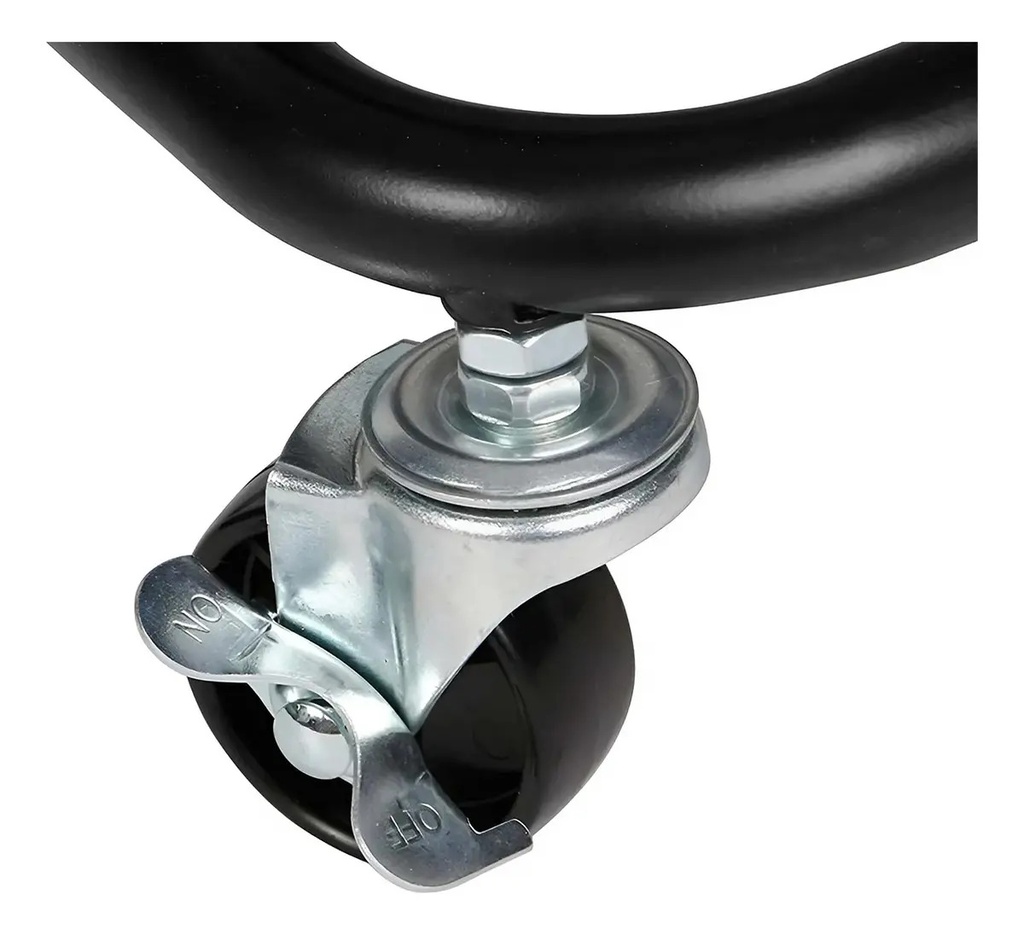 Carrito Organizador 3 Niveles Dakota Multiuso Estantería Con Ruedas Est003 Negro