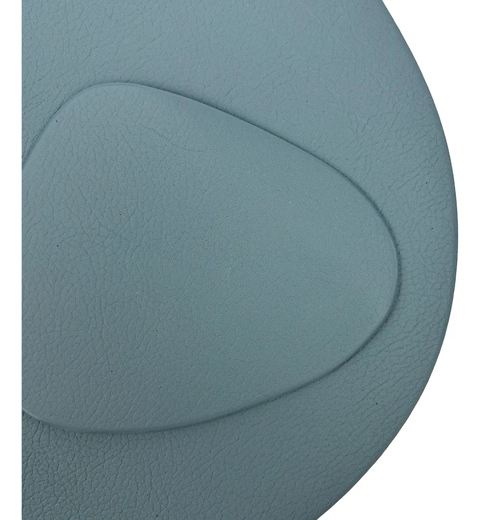 Set X 6 Individuales + 6 Posavasos De Mesa Dakota Porta Cubierto De Mesa Pvc Deco Lavable Color Azul Liso