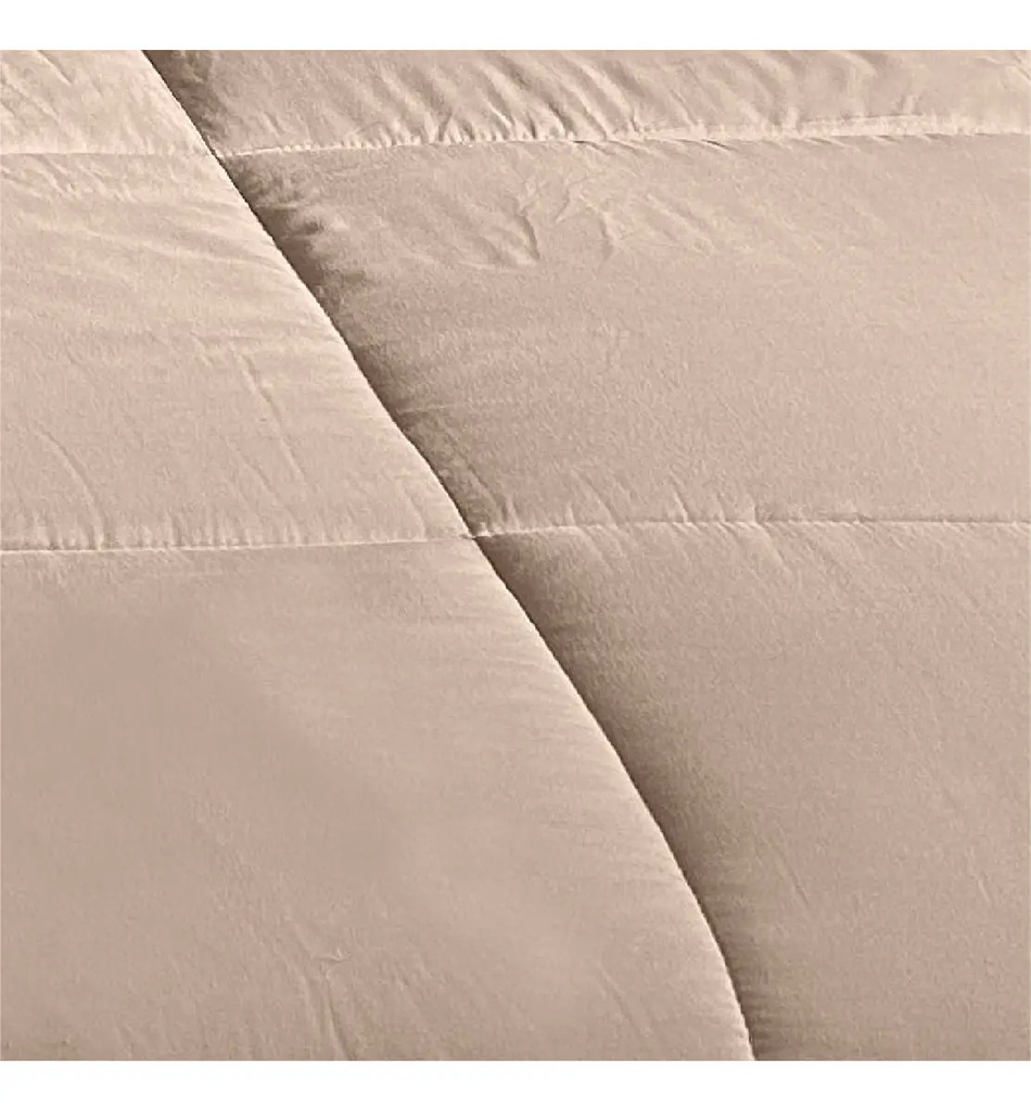 Edredón Frazada Dakota Suave Liviana Color Beige
