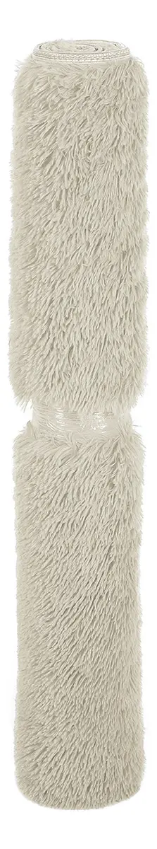Alfombra Pelo 150x100cm Dakota Suave Antideslizante Multiuso Living Dormitorio Baño Color Blanco 1 M 1.5 M