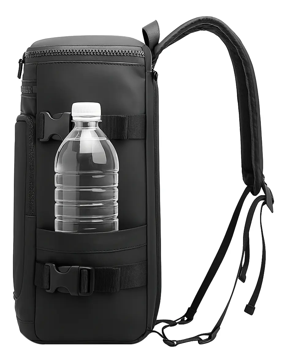 Mochila De Viaje Impermeable Portanotebook Dakota Reforzar Múltiples Compartimientos Mas 2 Neceser De Regalo Negra