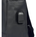 Mochila Impermeable Viaje Dakota Portanotebook Cabina Usb Regalo 2 Neceseres Negro