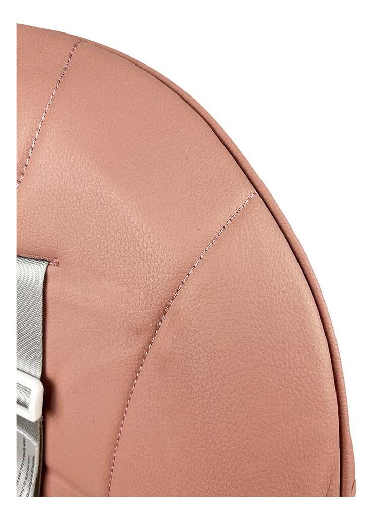 Silla Alta Para Bebé Dakota Seguridad Arnés 5 Puntos Patas De Caño Imitación Madera Color Rosa