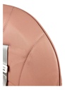 Silla Alta Para Bebé Dakota Seguridad Arnés 5 Puntos Patas De Caño Imitación Madera Color Rosa