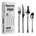 Set X24 Cubiertos Acero Inoxidable Dakota Color Plateado
