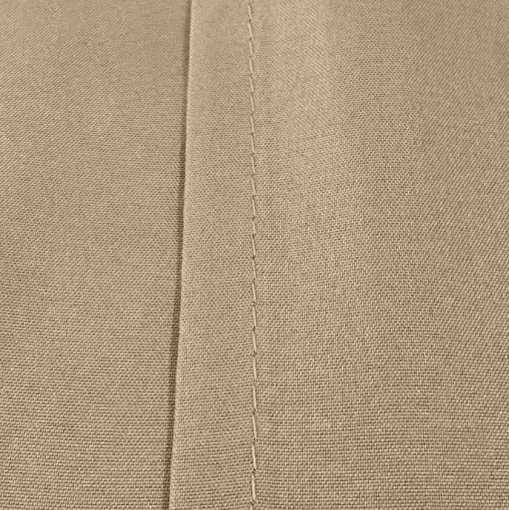 Juego De Sábanas 196 Cm Largo X 182 Cm Ancho Dakota 600 Hilos Suaves Resistentes Color Beige