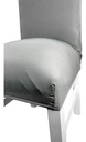 Fundas Cubre Sillas Elastizadas Dakota Pack X6 100% Poliéster Calidad Premium Color Cemento