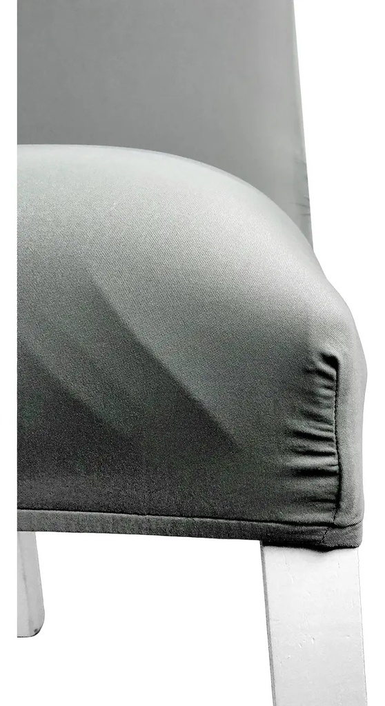 Fundas Cubre Sillas Elastizadas Dakota Pack X6 100% Poliéster Calidad Premium Color Cemento