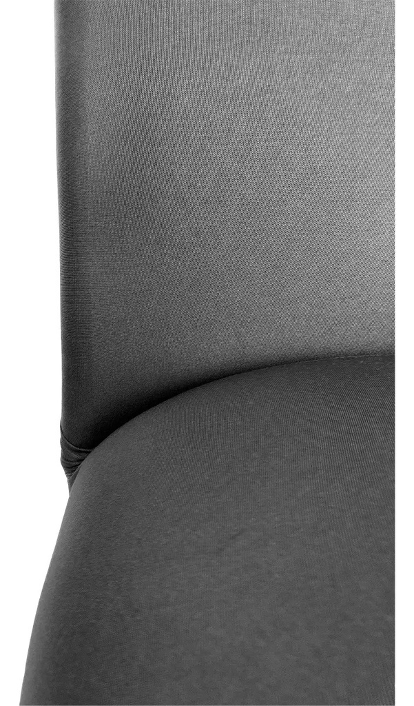 Fundas Cubre Sillas Elastizadas Dakota Pack X6 100% Poliéster Calidad Premium Color Gris Oscuro Liso