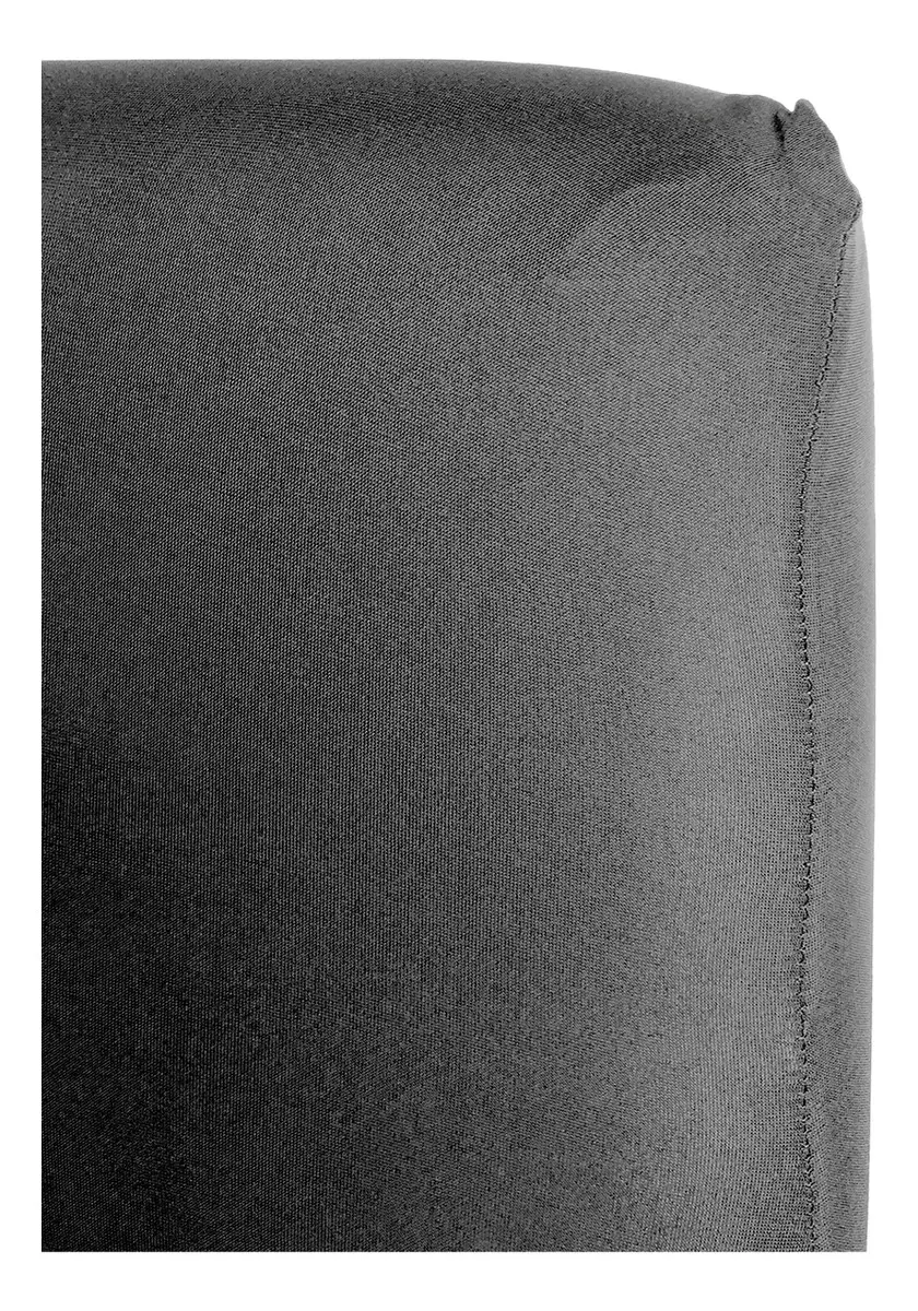 Fundas Cubre Sillas Elastizadas Dakota Pack X6 100% Poliéster Calidad Premium Color Gris Oscuro Liso