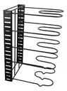 Organizador De Ollas Sartenes Dakota Acero 3 Posiciones Color Negro