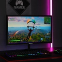 Monitor 27 Plano Dakota Full Hd 75hz Hdmi Vga Montaje Vesa Negro
